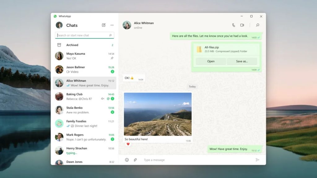 Welcome to the world of WhatsApp on your computer!